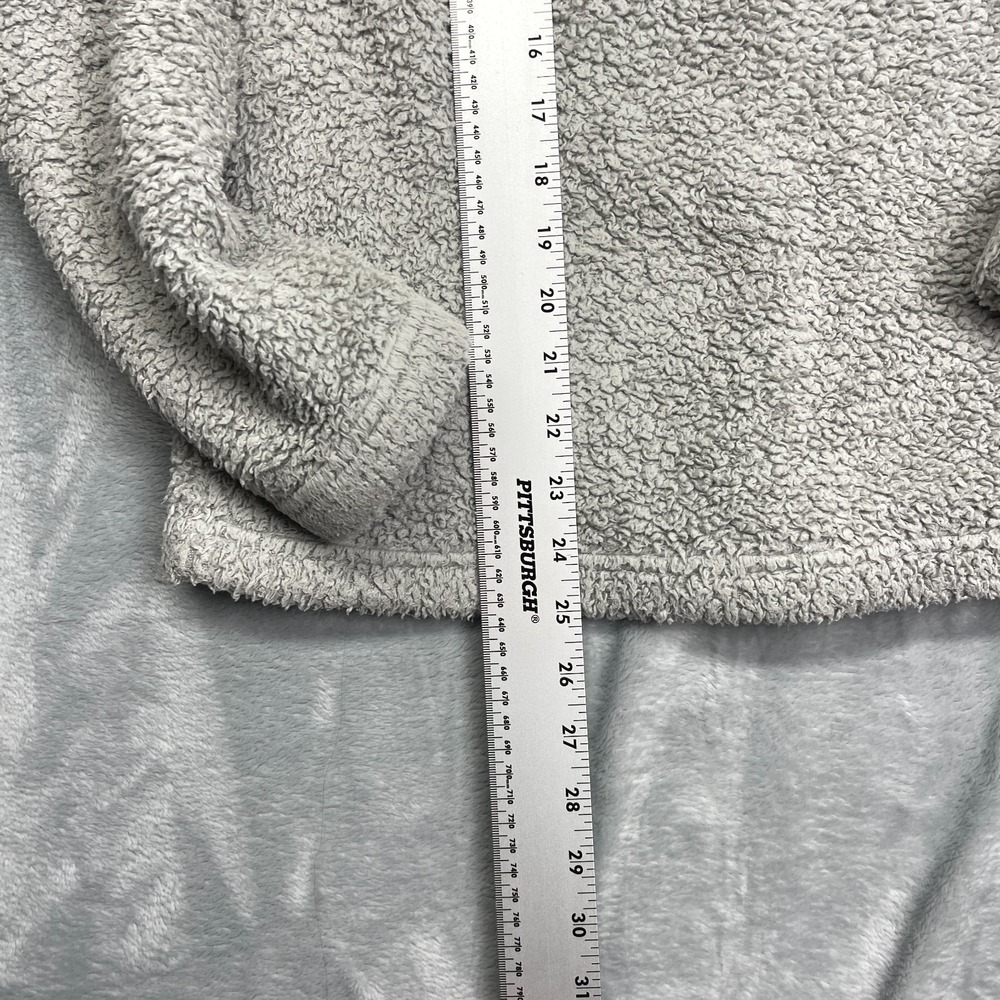 Patagonia Worn Wear Los Gatos Sweater Womens Small Gray Fleece Cozy Warm 1/4 Zip - Picture 4 of 7